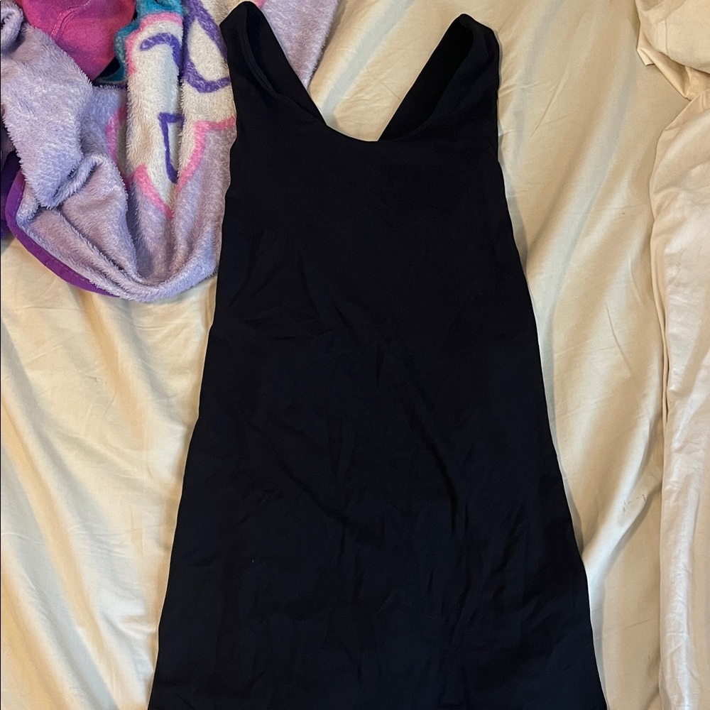 classic black tennis dress